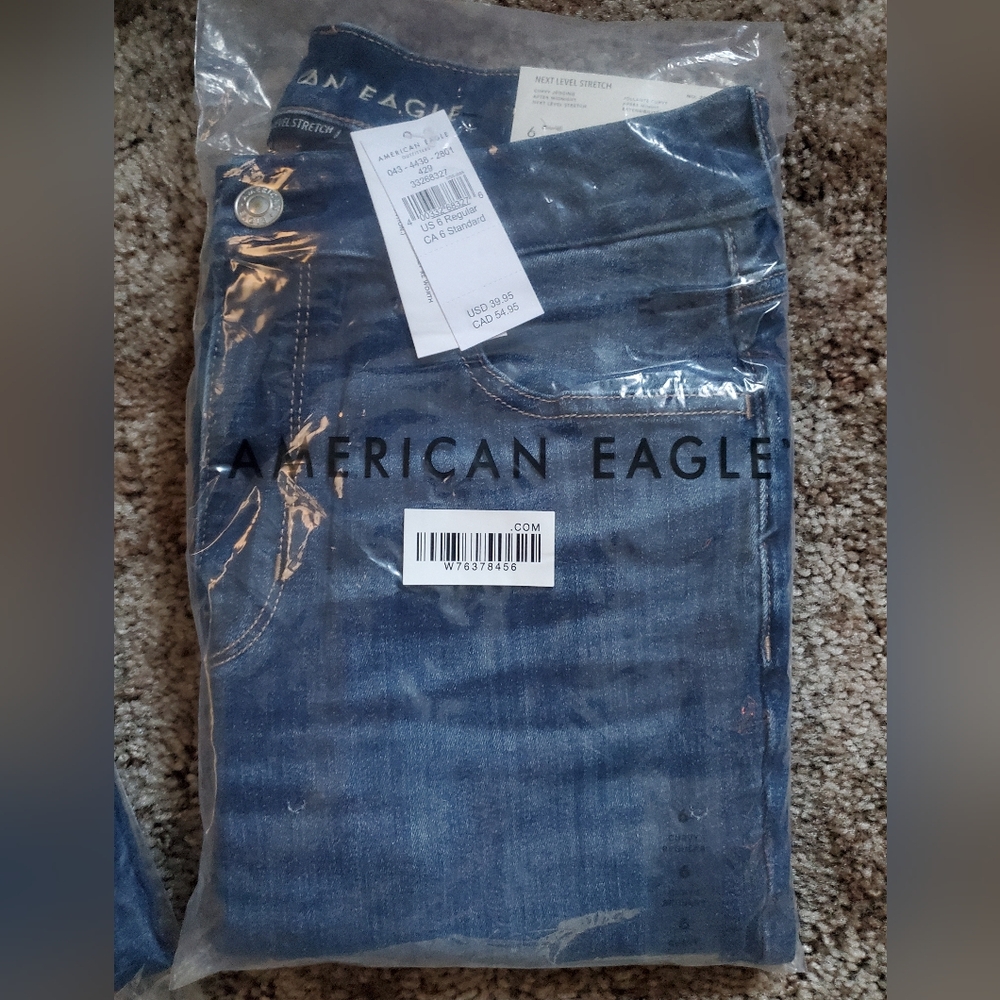 American Eagle Curvy Jeggings size 6